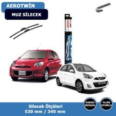 Nissan Micra Ön Silecek Süpürgesi (2011-2020)Bosch Aerotwin
