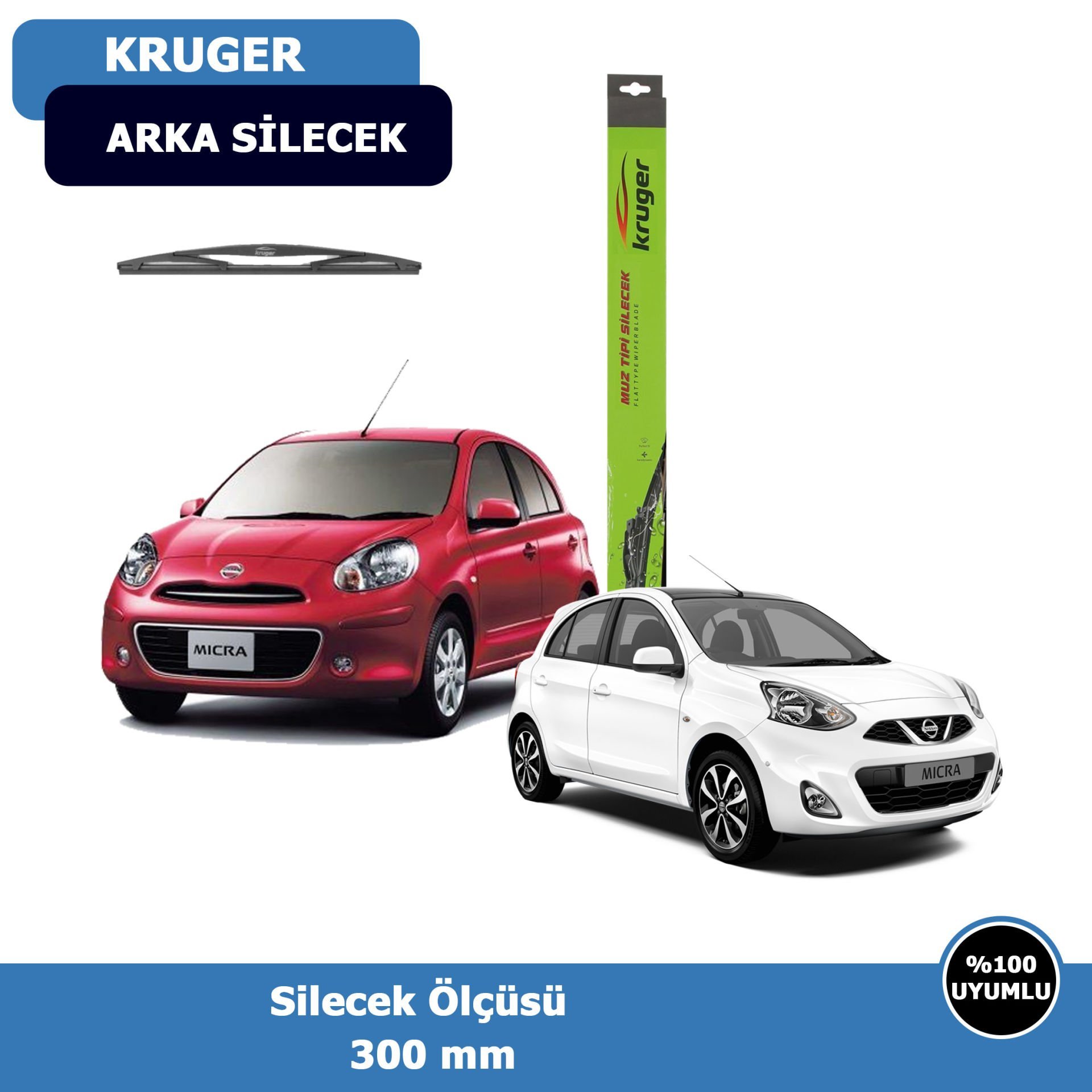 Nissan Micra Arka Silecek Süpürgesi (2011-2018)Kruger