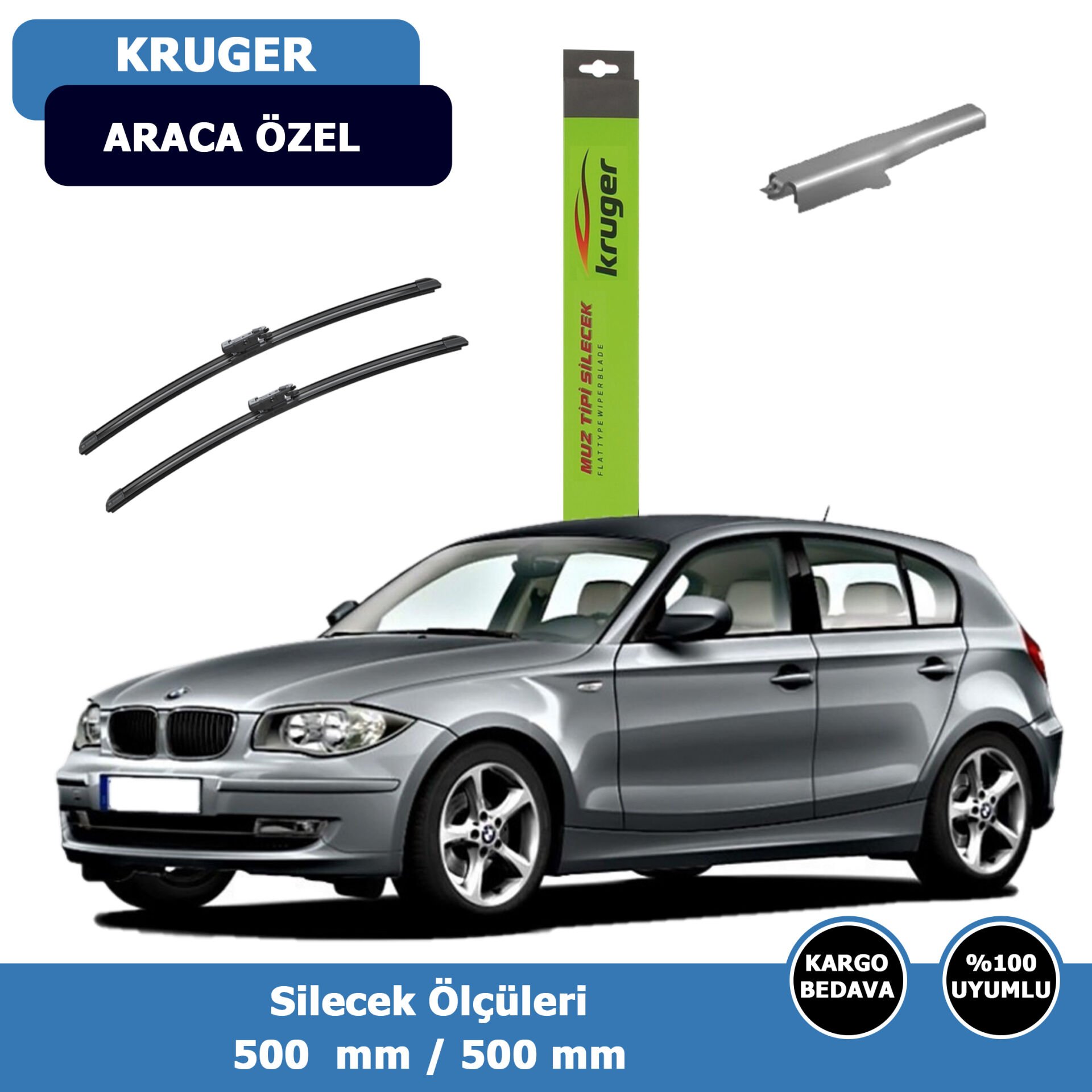 BMW 1Serisi E81-E87 Ön Silecek Süpürgesi (2004-2011)Kruger