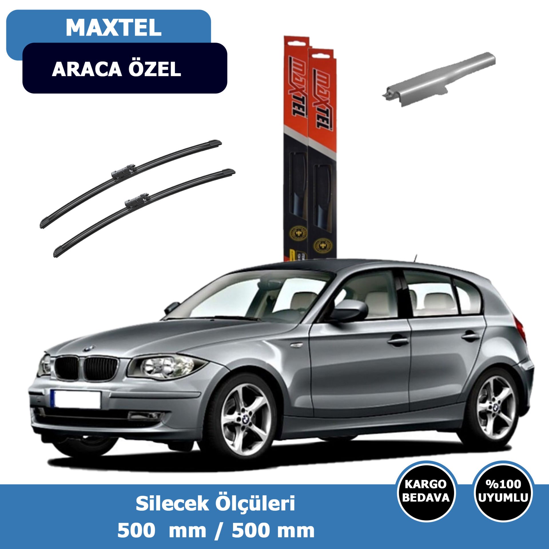 BMW 1Serisi E81-E87 Ön Silecek Süpürgesi (2004-2011)Maxtel
