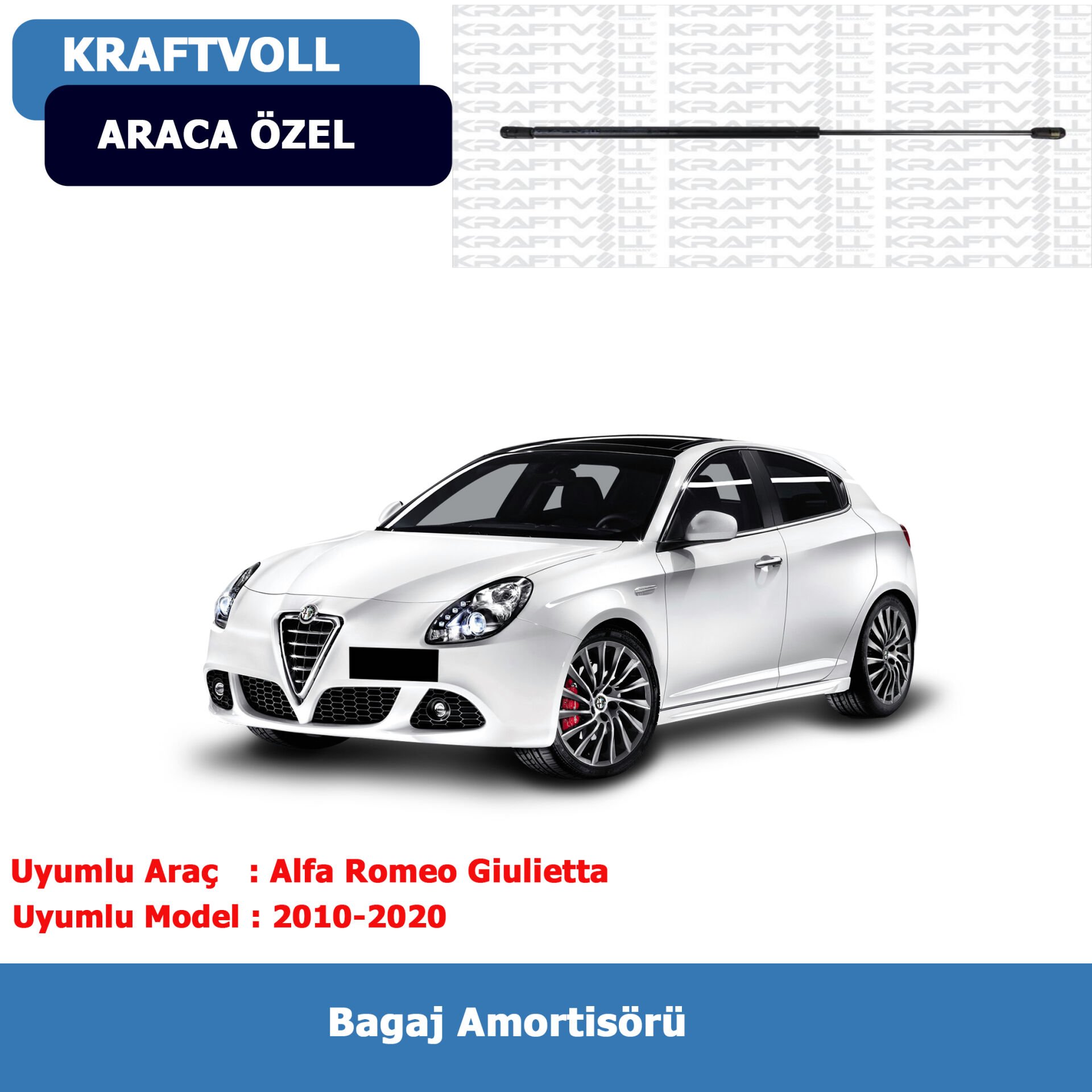 Alfa Romeo Giulietta Bagaj Amortisörü (2010-2020) Kraftvoll