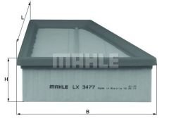 Mercedes CLA200 W117 1.6 M270 Motor Hava Filtresi 2013-2019 (115KW-156HP)Mahle
