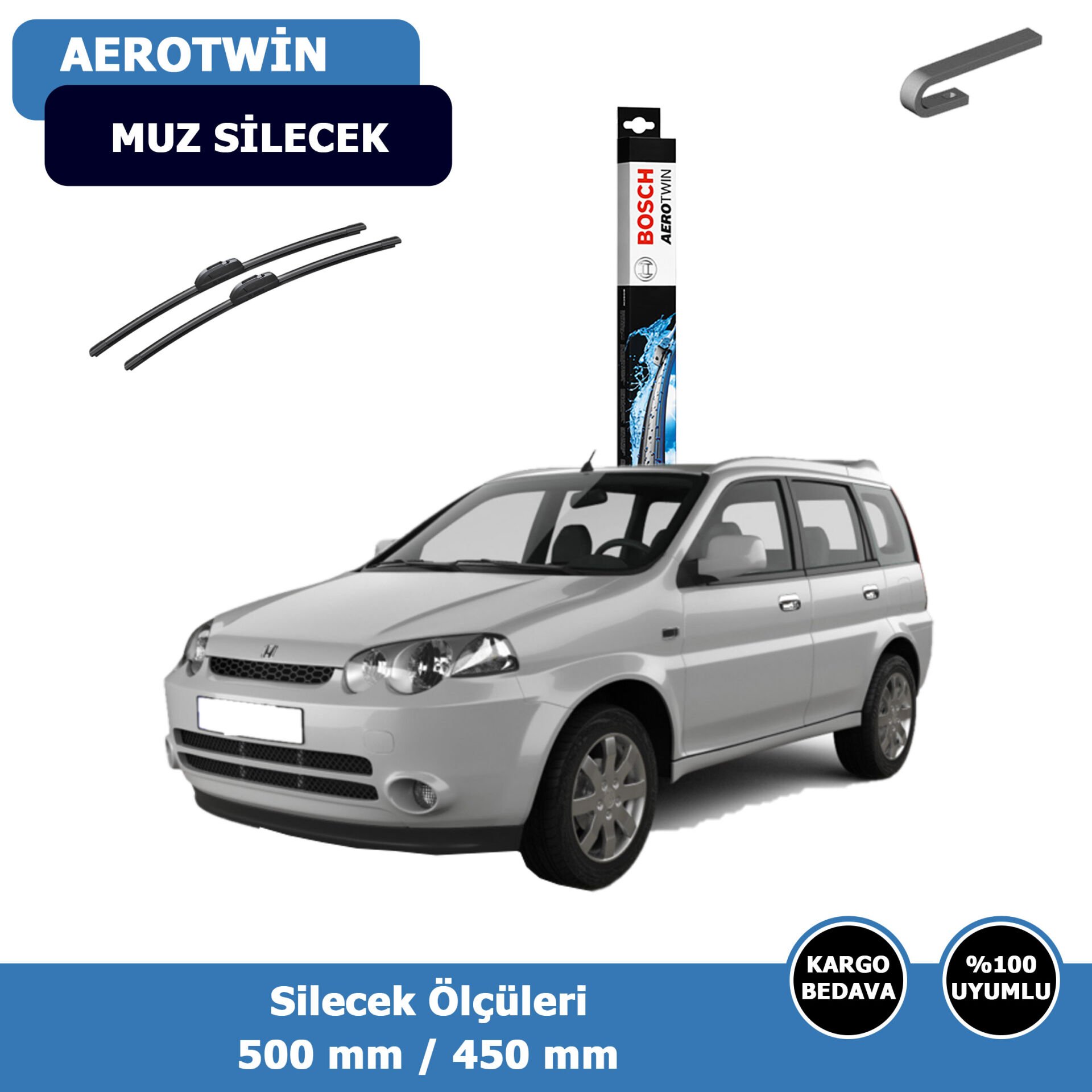 Honda HR-V Ön Silecek Süpürgesi (1999-2006)Bosch
