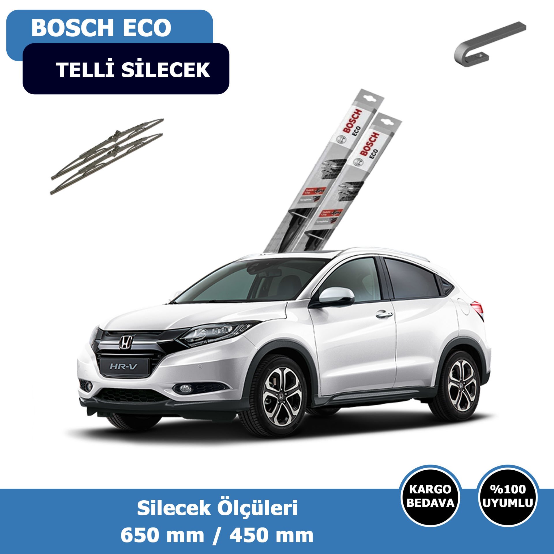 Honda HR-V Ön Silecek Süpürgesi (2015-2020)Bosch