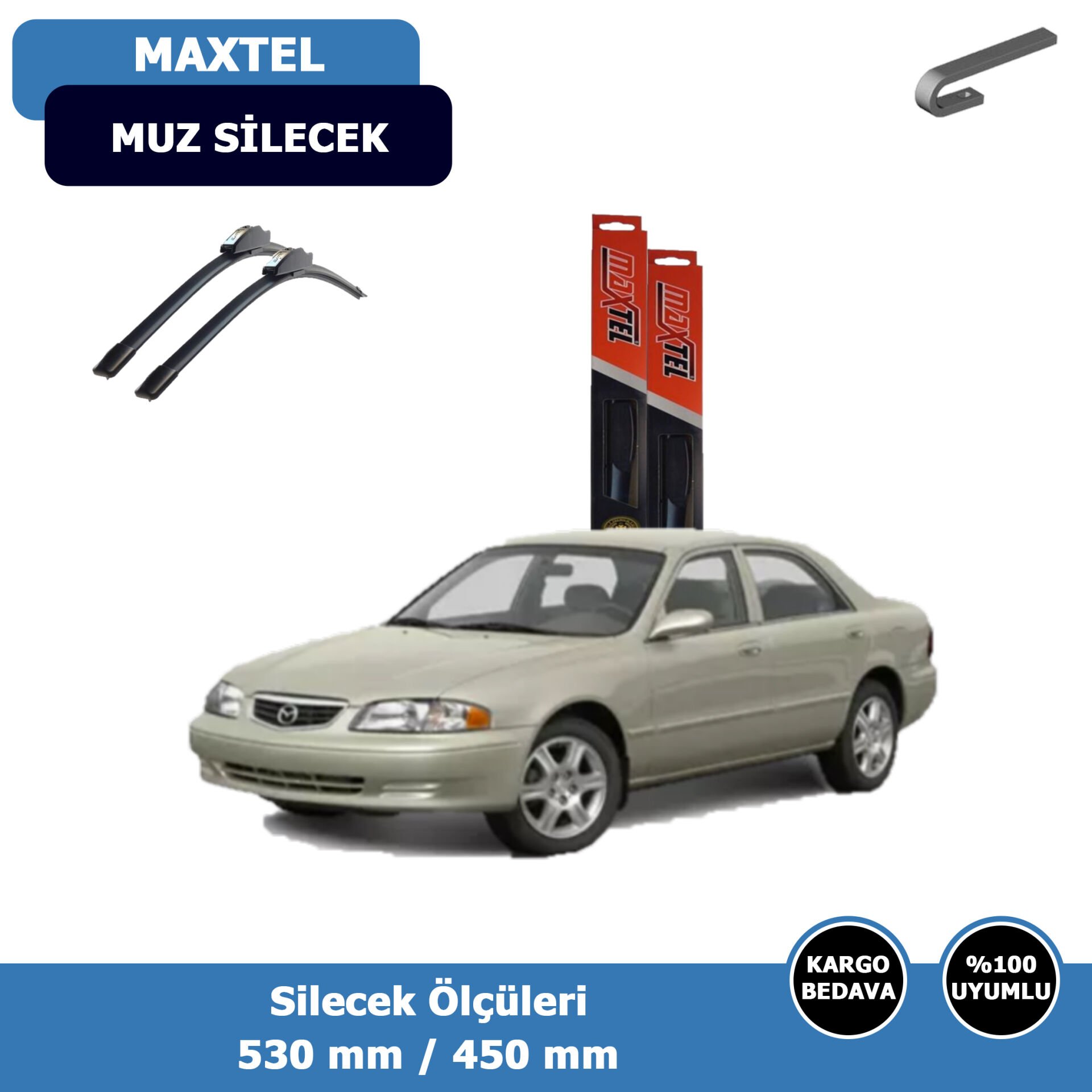 Mazda 626 Ön Silecek Süpürgesi  (1997-2002)Maxtel