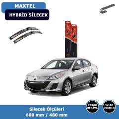 Mazda 3 Sedan Ön Silecek Süpürgesi Hybrid (2009-2013)Maxtel