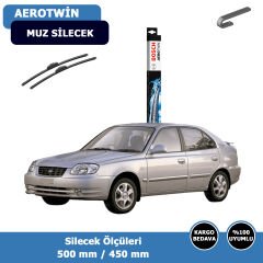 Hyundai Accent Admira Ön Silecek Süpürgesi (2000-2005)Bosch