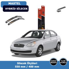 Hyundai Accent Era Ön Silecek Süpürgesi Hybrid (2006-2012) Maxtel