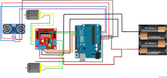 Arduino 2WD Engelden Kaçan ve Çizgi Takip Eden Robot Araç Seti