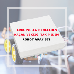 Arduino 4WD Wifi Engelden Kaçan ve Çizgi Takip Eden Araç Seti