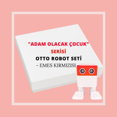 ﻿ Emes Kırmızısı Otto Robot seti