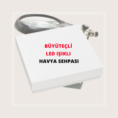 ﻿Büyüteçli Led Işıklı Havya Sehpası