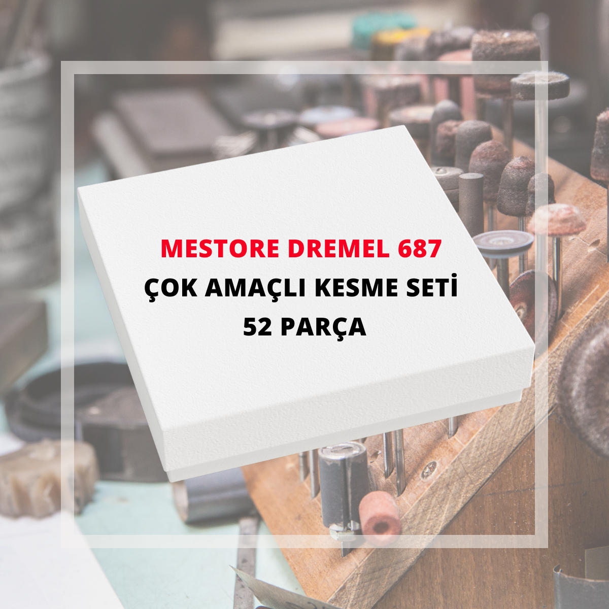 Mestore Dremel 687 Çok Amaçlı Kesme Seti 52 Parça