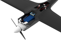 Crow Racer 750MM Fpv RC Yarış Uçağı Arf Seti-1500mAh 3S Lipo Pil ve 6 Kanal Kumandasıyla Birlikte-Pil Ölçme Modülü ve Şarj Aleti HEDİYELİ
