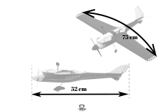 Crow Racer 750MM Fpv Yarış Uçağı Arf Seti