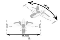 Orca V2 800MM Fpv Kanat Uçak Pnf Set