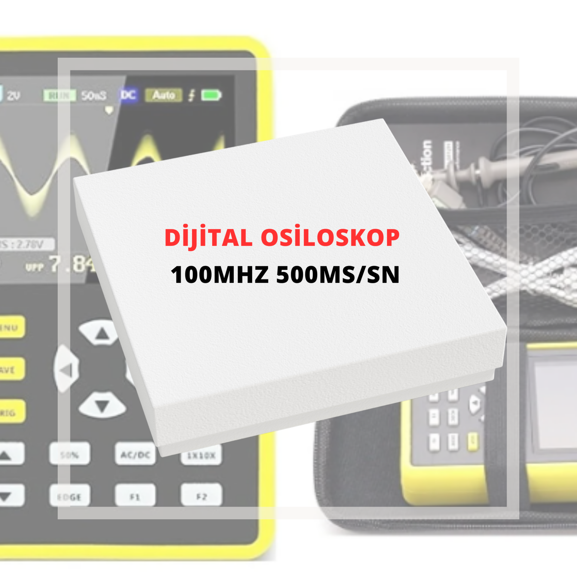 Osilaskop Dijital 100MHz 500ms/sn FNIRSI-5012H