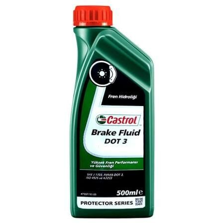 Castrol Brake Fluid Dot 3 500 Ml Fren Hidrolik Sıvısı