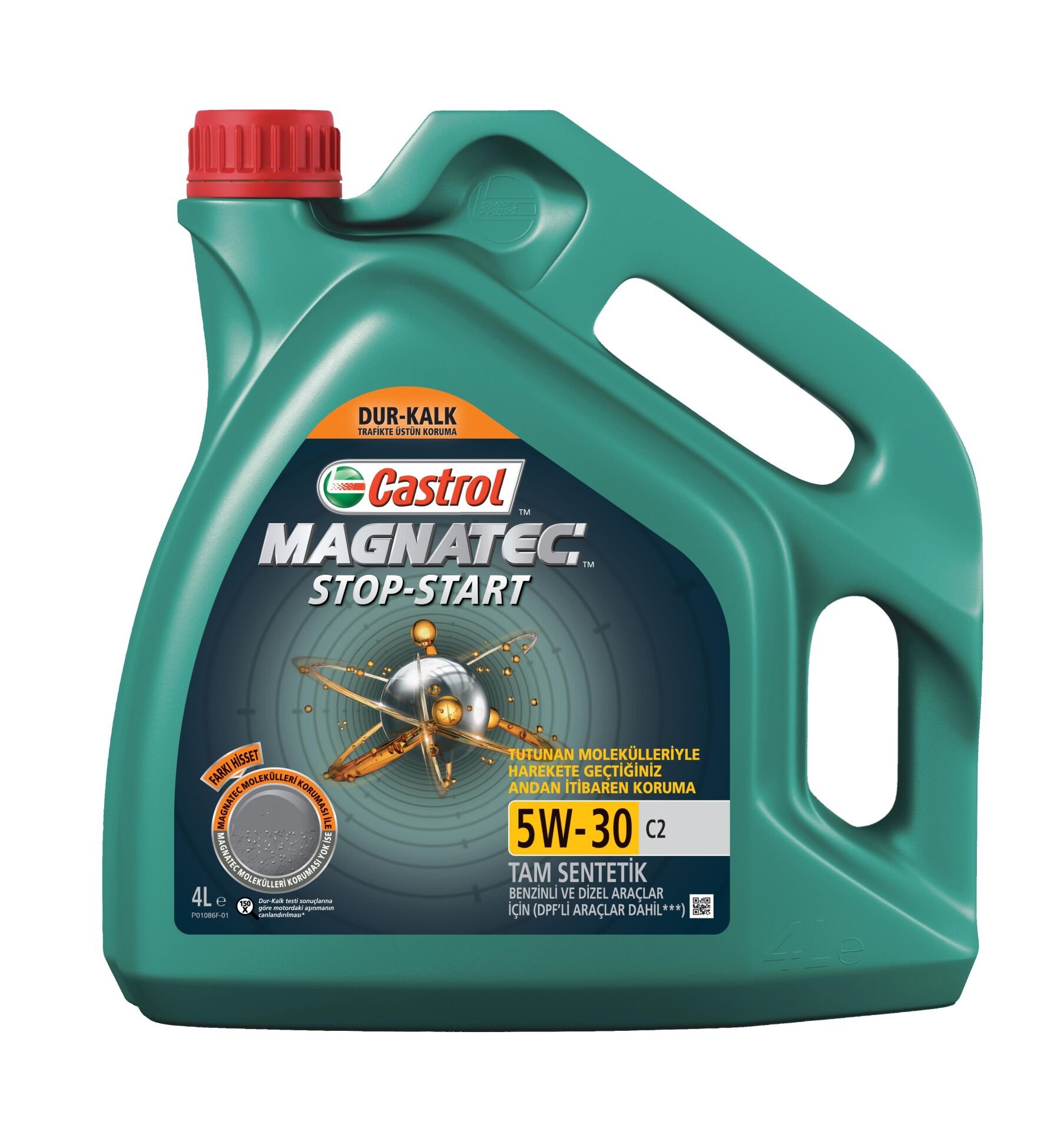 Castrol Magnatec Stop-Start 5W-30 C2 Tam Sentetik Motor Yağı  4 L