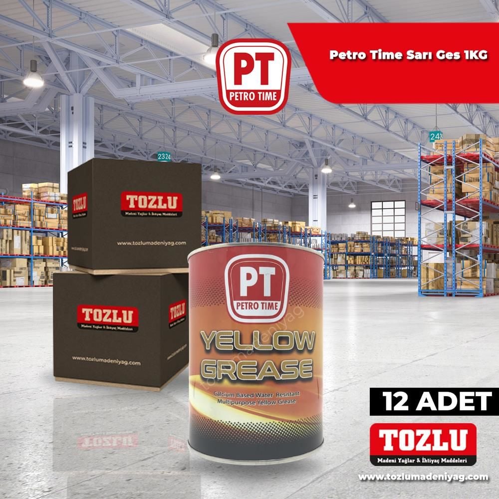 Petro Time Sarı Gres 1 KG 12 Adet