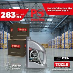 Petrol Ofisi Maxima Plus 10W-40 Motor Yağı 4 L 4 Adet