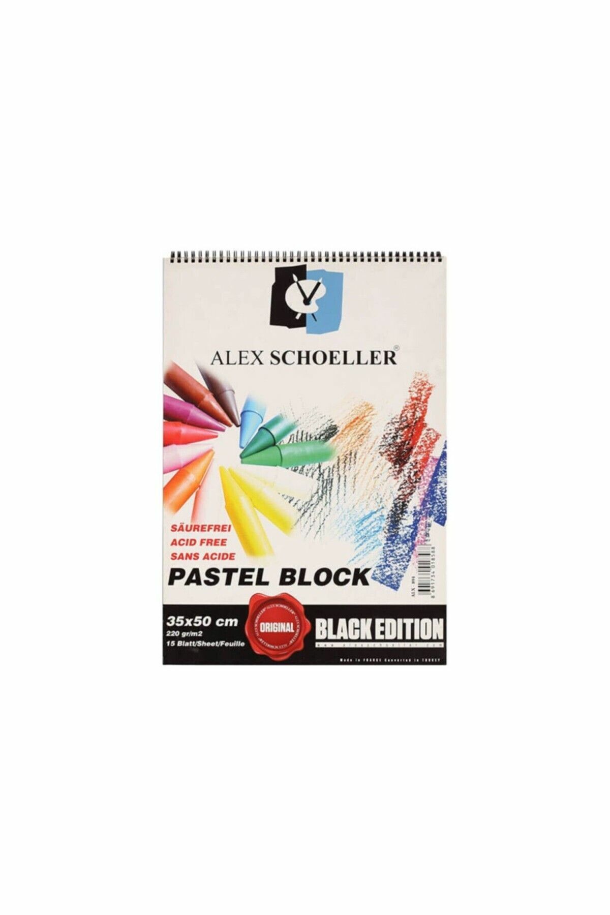 Alex Schoeller Pastel Block Siyah 35x50 1 Sayfası