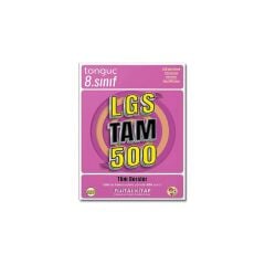 Tonguç Akademi (Sınıf: 8) Lgs Tüm Dersler Fijital Tam 500 Soru Bankası