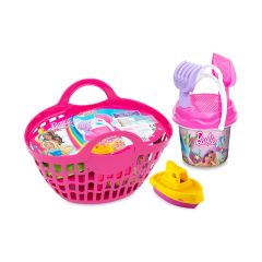 Dede Barbie Sepetli Plaj Set