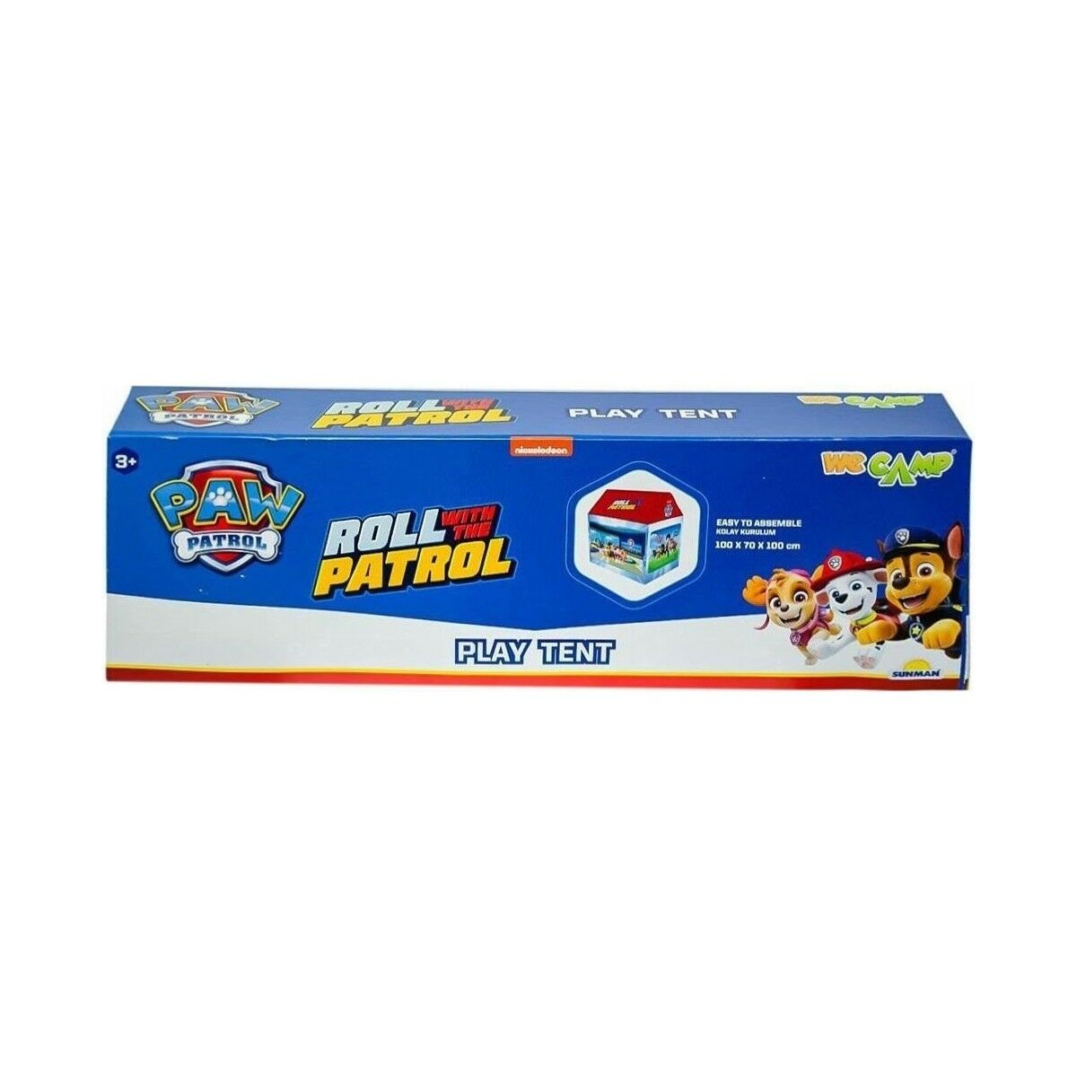 Sunman 3672 Sun-ozk-wcm-çadır Paw Patrol 100x70x100 Cm