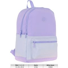 Kaukko Cube Sırt Çantası (lılac Neon)  Krn-K1821