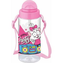 Kral Şakir Pipetli Matara 500 Ml - Pembe