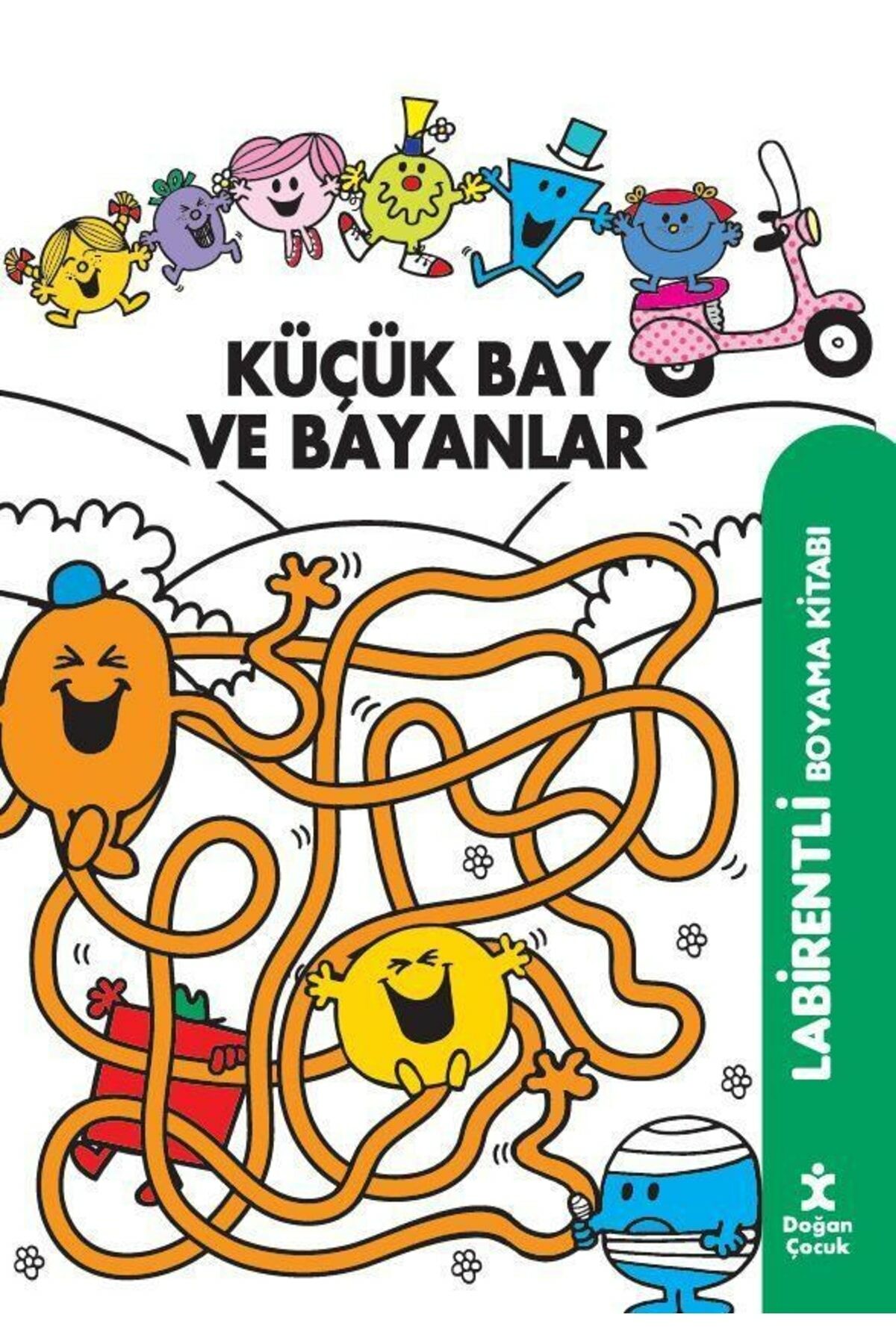 Küçük Bay Ve Bayanlar Labirent  Boyama Kitabı