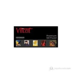 Vincent Yağlı Pastel 12'li Premium Set