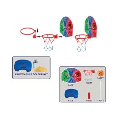 Dede Pjmask Ayaklı Basketbol Seti