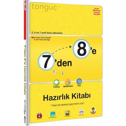 Tonguç Akademi 7 Den 8 E Hazırlık Kitabı