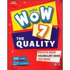 Fenomen Yayıncılık Fenomen Wow English 7. Sınıf The Quality Practice Book-Vocabulary Book-Test Book