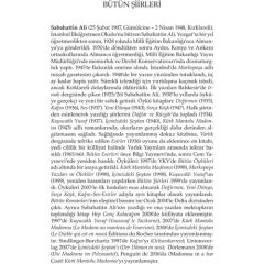 Sabahattin Ali Bütün Şiirleri