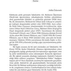 Sabahattin Ali Bütün Şiirleri