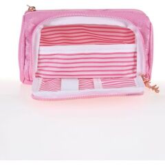 Kaukko Sparkle Plump Kalem Çantası (pembe) K2307