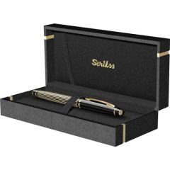 Scrikss 35l Dolmakalem Çizgi Desen Siyah Altın