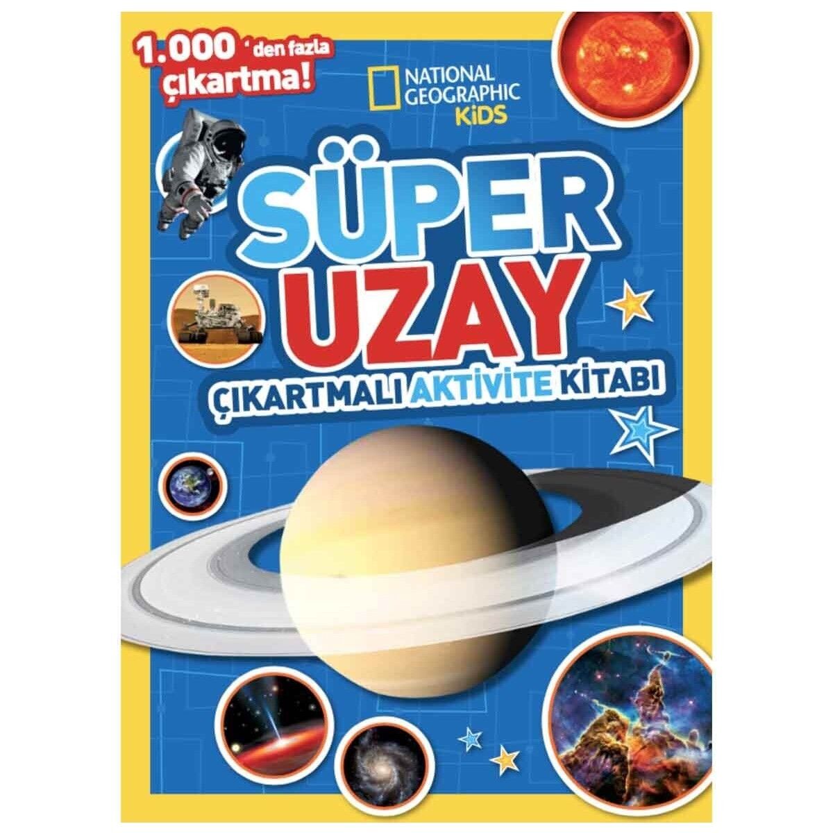 National Geographic Kids Süper Uzay Çıkartmalı Faaliyet Kitabı