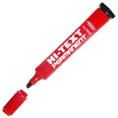 Hı-Text Permanent M. Kesik Uçlu Kırmızı 830Pc 12'li