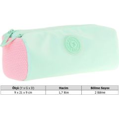 Kaukko Travel Dual Kalem Çantası (mınt)