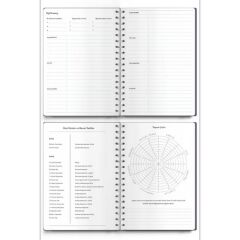 Victoria's Journals Akademik Ajanda 2023-2024 . Haftalık A5 (14.8X21 Cm), Spiralli A5