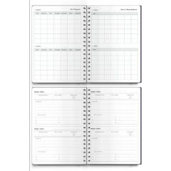 Victoria's Journals Akademik Ajanda 2023-2024 . Haftalık A5 (14.8X21 Cm), Spiralli A5