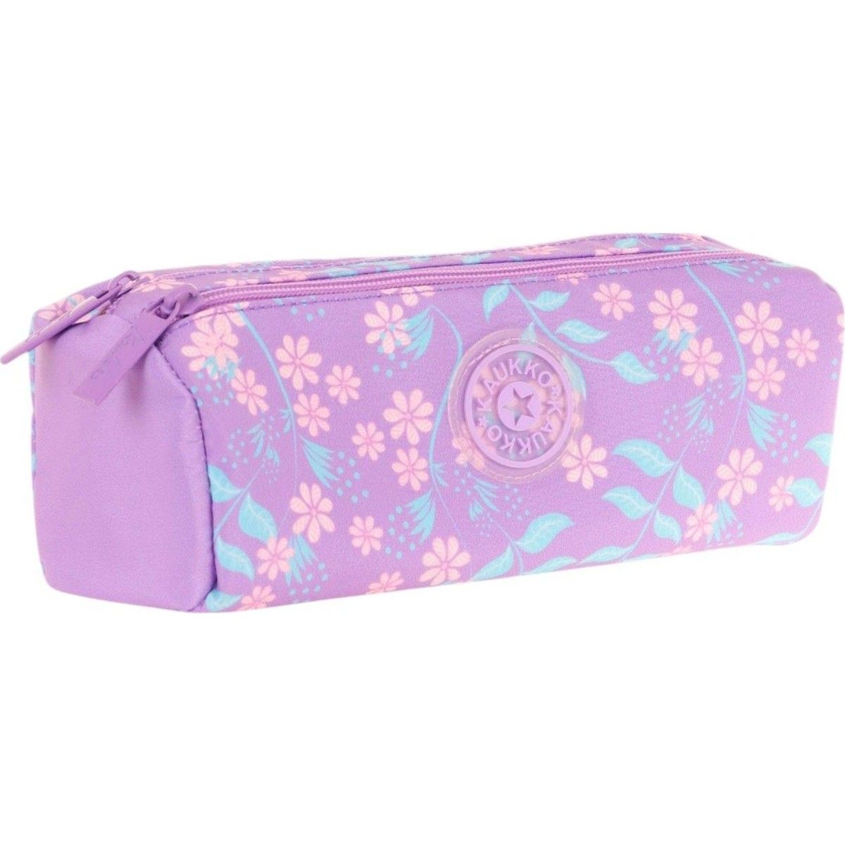 Kaukko Soft Floral Dual Kalem Çantası (lılac Flowers)