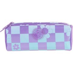 Kaukko Nature Soft Dual Kalem Çantası (lılac-Blue)