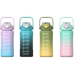 Vagonlife Su Matarası 1500ML VGN2213 Mavi Pembe