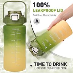 Vagonlife Su Matarası 1500ML VGN2213 Yeşil Sarı