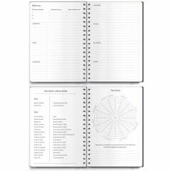 Victoria's Journals 123-9124 Akademik Ajanda 2023-2024 . Haftalık A5 (14.8X21 Cm), Spiralli